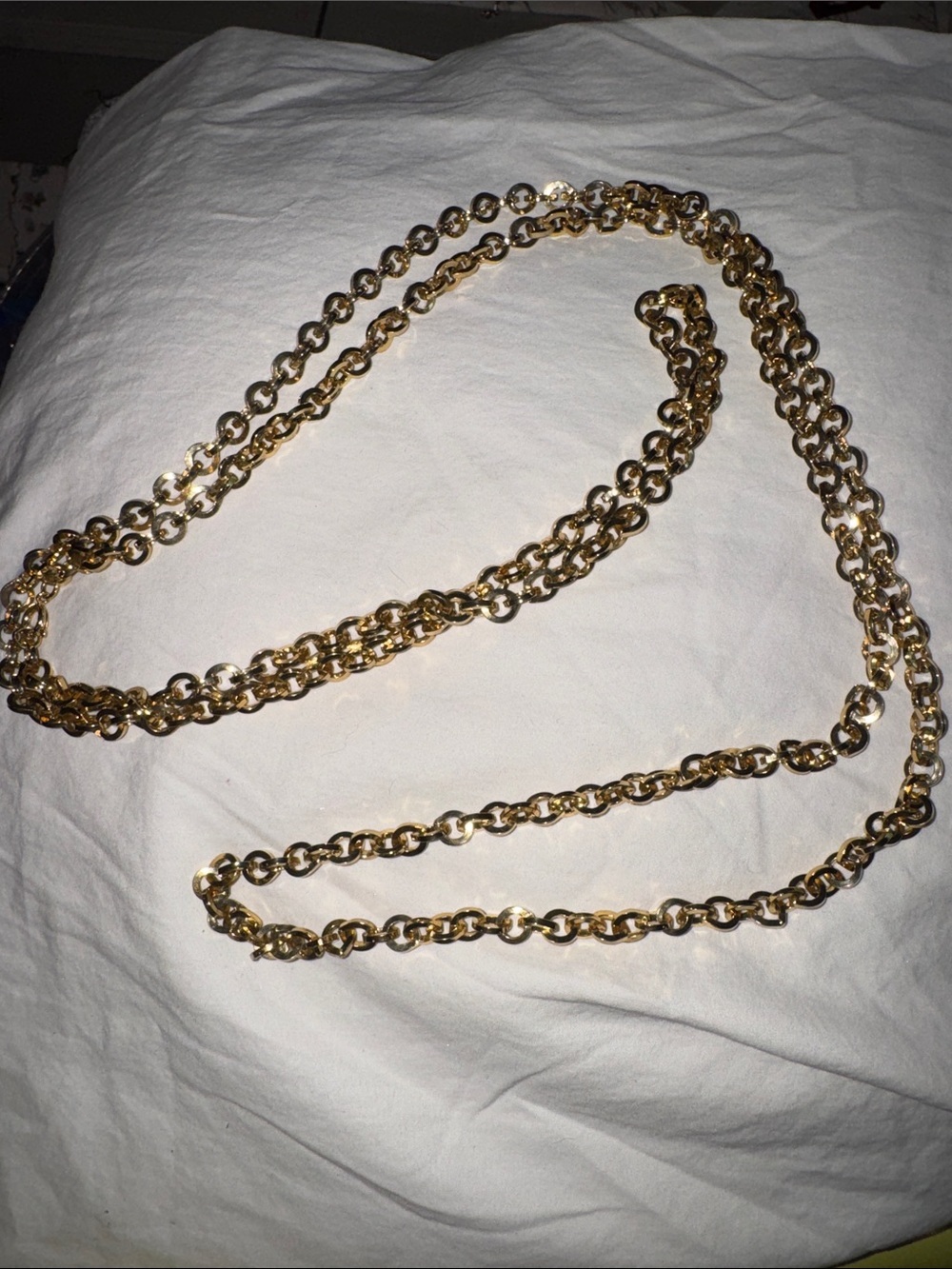 Gold-Tone Chain Belt 24” - Women's Fashion Accessory (also a necklace)